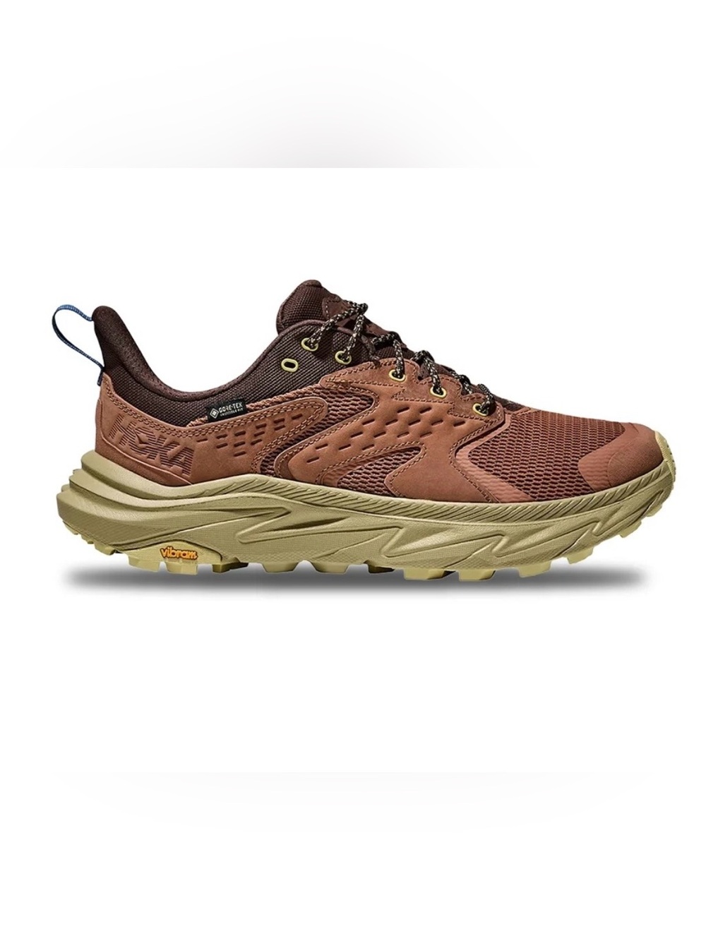 Hoka One One Men's Multi Boat-shoes Men's Brown and Tan Trail Sneaker - Picture 10 of 10